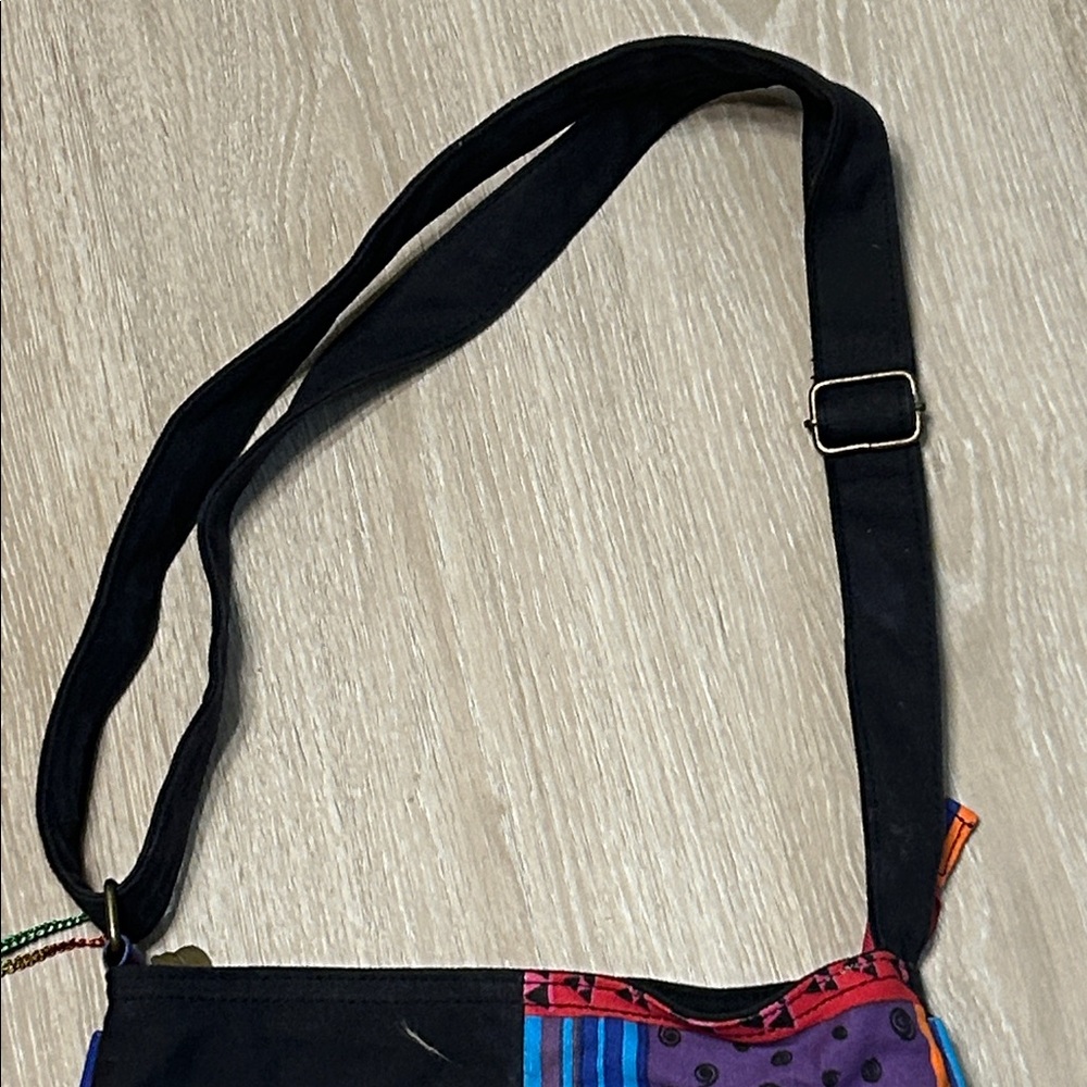 Laurel Burch NWT Blue Whiskered Cats Crossbody Bag - Picture 4 of 7